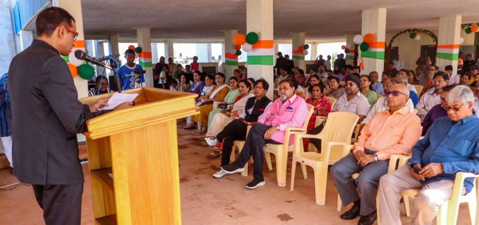 76TH REPUBLIC DAY OF INDIA - FLAG HOISTING CEREMONY